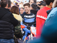 Casey Stoner attends the Champions Charity Race Legend at MotoLive during the 110th edition of EICMA Milan Motorcycle Show at Rho Fiera Mila...