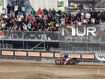 Casey Stoner attends the Champions Charity Race Legend at MotoLive during the 110th edition of EICMA Milan Motorcycle Show at Rho Fiera Mila...