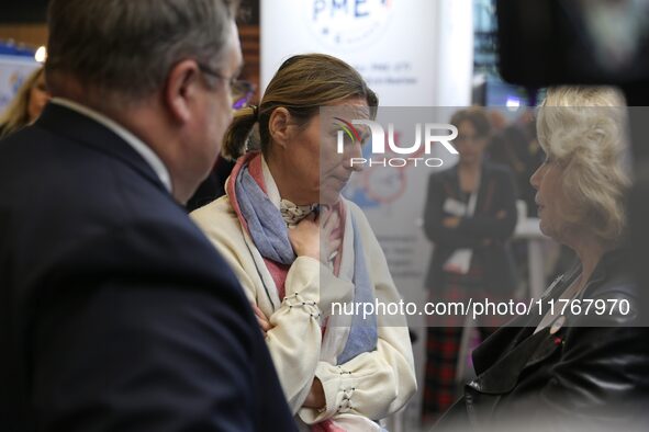 French Minister of Labor and Employment Astrid Panosyan-Bouvet attends the ''Made in France'' (MIF Expo) fair at Parc des Expositions in Par...