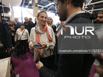 French Minister of Labor and Employment Astrid Panosyan-Bouvet attends the ''Made in France'' (MIF Expo) fair at Parc des Expositions in Par...