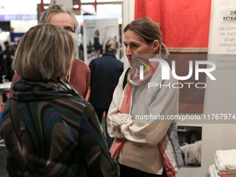 French Minister of Labor and Employment Astrid Panosyan-Bouvet attends the ''Made in France'' (MIF Expo) fair at Parc des Expositions in Par...