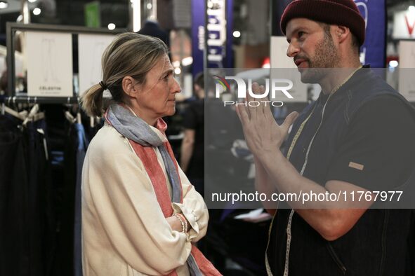 French Minister of Labor and Employment Astrid Panosyan-Bouvet attends the ''Made in France'' (MIF Expo) fair at Parc des Expositions in Par...