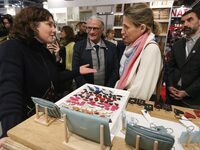 French Minister of Labor and Employment Astrid Panosyan-Bouvet attends the ''Made in France'' (MIF Expo) fair at Parc des Expositions in Par...