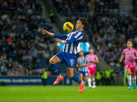 Pepe of FC Porto celebrates during the game against Estoril Praia in the 10th round of the Portuguese Championship 2023/24 at Estadio do Dra...