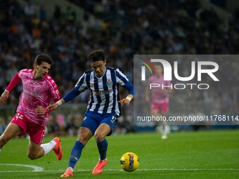 Pepe of FC Porto celebrates during the game against Estoril Praia in the 10th round of the Portuguese Championship 2023/24 at Estadio do Dra...