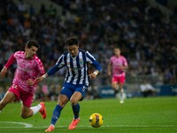 Pepe of FC Porto celebrates during the game against Estoril Praia in the 10th round of the Portuguese Championship 2023/24 at Estadio do Dra...