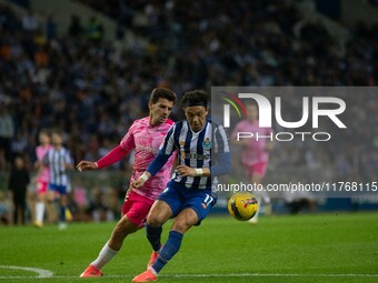 Pepe of FC Porto celebrates during the game against Estoril Praia in the 10th round of the Portuguese Championship 2023/24 at Estadio do Dra...