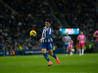 Pepe of FC Porto celebrates during the game against Estoril Praia in the 10th round of the Portuguese Championship 2023/24 at Estadio do Dra...