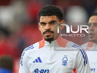 Morgan Gibbs-White of Nottingham Forest participates in the Premier League match between Nottingham Forest and Newcastle United at the City...