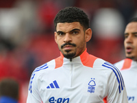 Morgan Gibbs-White of Nottingham Forest participates in the Premier League match between Nottingham Forest and Newcastle United at the City...