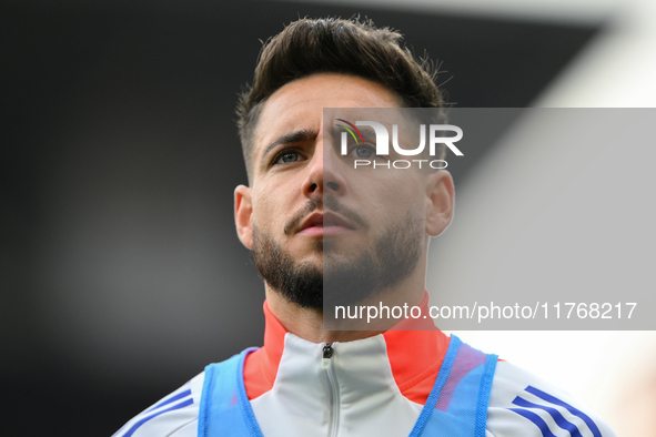 Alex Moreno of Nottingham Forest plays during the Premier League match between Nottingham Forest and Newcastle United at the City Ground in...