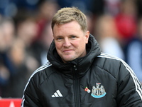 Eddie Howe is the manager of Newcastle United during the Premier League match between Nottingham Forest and Newcastle United at the City Gro...