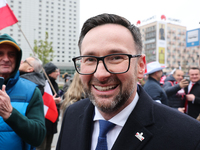 Law and Justice party politician Daniel Obajtek during Independence March in Warsaw, Poland on November 11, 2024. (