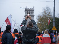 An Independence March is organized by the extreme right on the 106th anniversary of regaining independence in Warsaw, Poland, on November 11...