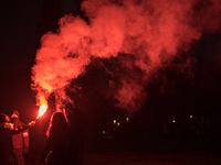 An Independence March is organized by the extreme right on the 106th anniversary of regaining independence in Warsaw, Poland, on November 11...