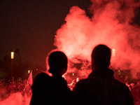 An Independence March is organized by the extreme right on the 106th anniversary of regaining independence in Warsaw, Poland, on November 11...