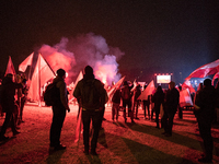 An Independence March is organized by the extreme right on the 106th anniversary of regaining independence in Warsaw, Poland, on November 11...