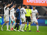 Referee Maurizio Mariani is seen during the Italian Serie A football match between Inter FC and SSC Napoli at Giuseppe Meazza San Siro Stadi...