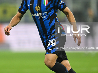 Mehdi Taremi of Inter FC participates in the Italian Serie A football match between Inter FC and SSC Napoli at Giuseppe Meazza San Siro Stad...