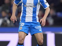 Yeremay Hernandez of RC Deportivo de La Coruna is in action during the LaLiga Hypermotion match between RC Deportivo de La Coruna and SD Eib...