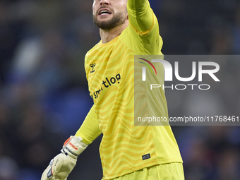 Jonmi Magumagoitia of SD Eibar reacts during the LaLiga Hypermotion match between RC Deportivo de La Coruna and SD Eibar at Abanca Riazor St...