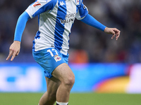 David Mella of RC Deportivo de La Coruna plays during the LaLiga Hypermotion match between RC Deportivo de La Coruna and SD Eibar at Abanca...