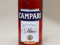 Campari bottle is seen in this illustration photo taken in Berlin, Germany on November 11, 2024. (