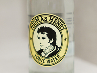 Thomas Henry bottle is seen in this illustration photo taken in Berlin, Germany on November 11, 2024. (