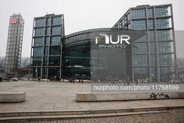 A view of the Berlin Hauptbahnhof in Berlin, Germany on November 10, 2024. 