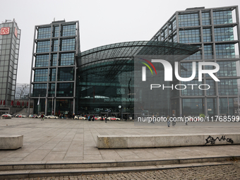 A view of the Berlin Hauptbahnhof in Berlin, Germany on November 10, 2024. (