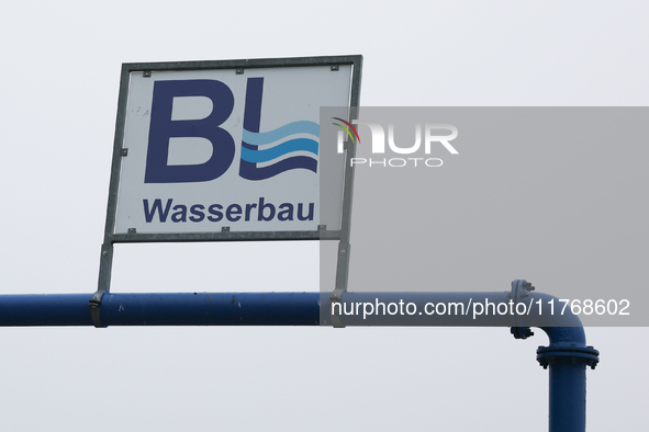 BL Wasserbau logo is seen in Berlin, Germany on November 10, 2024. 