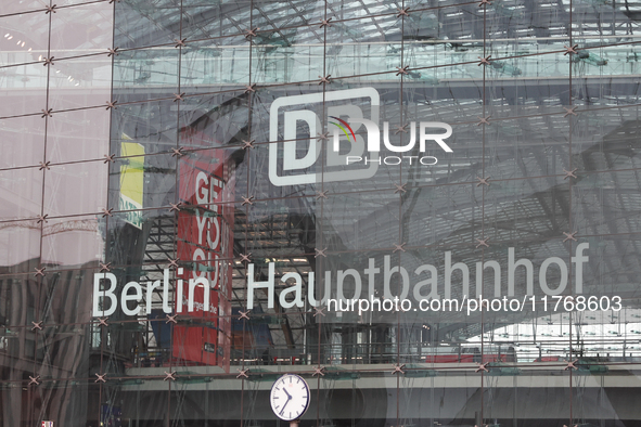 A view of the platforms at the Berlin Hauptbahnhof in Berlin, Germany on November 10, 2024. 