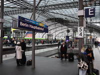 A view of the platforms at the Berlin Hauptbahnhof in Berlin, Germany on November 10, 2024. (