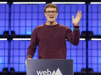 Paddy Cosgrave, CEO & Founder, Web Summit, on Centre Stage during the opening night of Web Summit 2024 at the MEO Arena in Lisbon, Portugal....