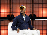 Pharrell Williams, Artist and Entrepreneur, on Centre Stage during the opening night of Web Summit 2024 at the MEO Arena in Lisbon, Portugal...