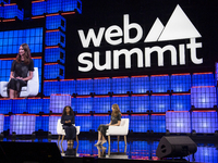 On November 11, 2024, in Lisbon, Portugal, the opening night of Web Summit 2024 takes place at Altice Arena, featuring the Co-Founder and Ch...