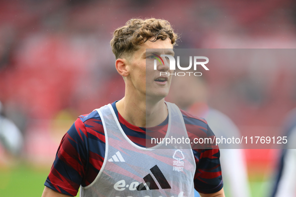 Ryan Yates of Nottingham Forest participates in the Premier League match between Nottingham Forest and Newcastle United at the City Ground i...