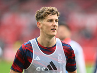 Ryan Yates of Nottingham Forest participates in the Premier League match between Nottingham Forest and Newcastle United at the City Ground i...