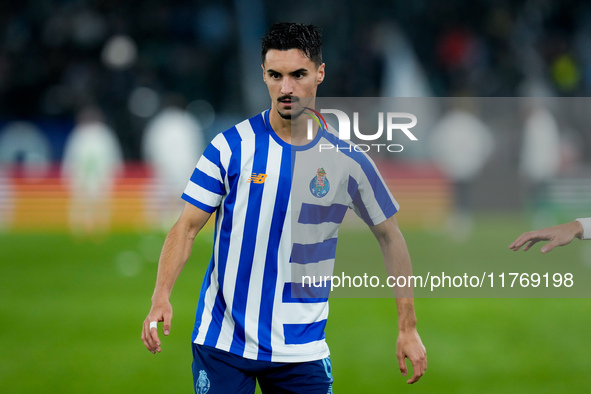 Stephen Eustaquio of FC Porto looks on during the UEFA Europa League 2024/25 League Phase MD4 match between SS Lazio and FC Porto at Stadio...