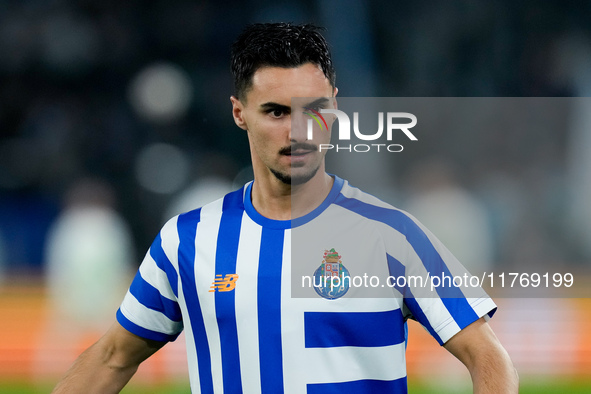 Stephen Eustaquio of FC Porto looks on during the UEFA Europa League 2024/25 League Phase MD4 match between SS Lazio and FC Porto at Stadio...