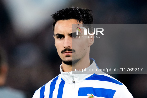 Stephen Eustaquio of FC Porto looks on during the UEFA Europa League 2024/25 League Phase MD4 match between SS Lazio and FC Porto at Stadio...