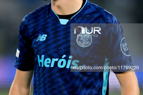 Close up of FC Porto third shirt during the UEFA Europa League 2024/25 League Phase MD4 match between SS Lazio and FC Porto at Stadio Olimpi...