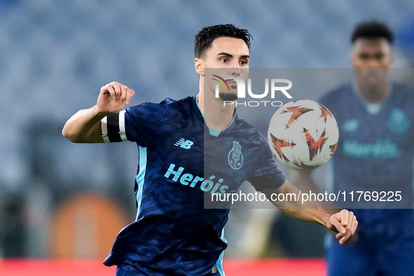 Stephen Eustaquio of FC Porto during the UEFA Europa League 2024/25 League Phase MD4 match between SS Lazio and FC Porto at Stadio Olimpico...