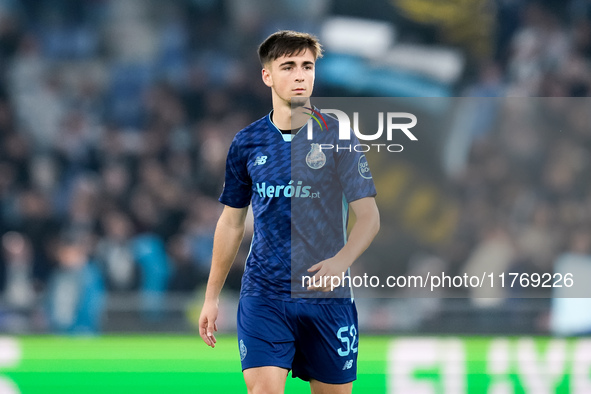 Martim Fernandes of FC Porto during the UEFA Europa League 2024/25 League Phase MD4 match between SS Lazio and FC Porto at Stadio Olimpico o...