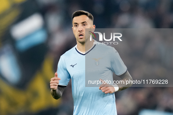 Matias Vecino of SS Lazio looks on during the UEFA Europa League 2024/25 League Phase MD4 match between SS Lazio and FC Porto at Stadio Olim...