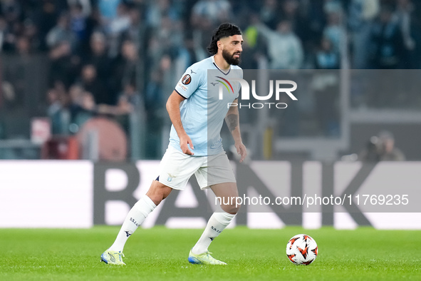 Samuel Gigot of SS Lazio during the UEFA Europa League 2024/25 League Phase MD4 match between SS Lazio and FC Porto at Stadio Olimpico on No...