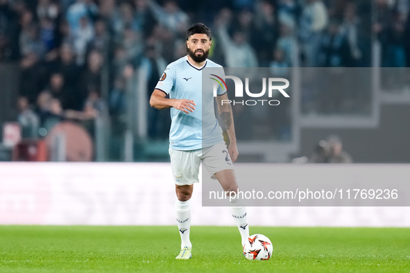 Samuel Gigot of SS Lazio during the UEFA Europa League 2024/25 League Phase MD4 match between SS Lazio and FC Porto at Stadio Olimpico on No...