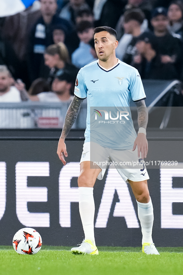 Matias Vecino of SS Lazio during the UEFA Europa League 2024/25 League Phase MD4 match between SS Lazio and FC Porto at Stadio Olimpico on N...