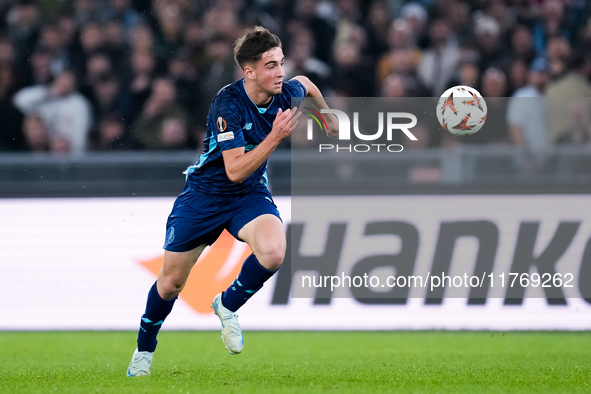 Martim Fernandes of FC Porto during the UEFA Europa League 2024/25 League Phase MD4 match between SS Lazio and FC Porto at Stadio Olimpico o...