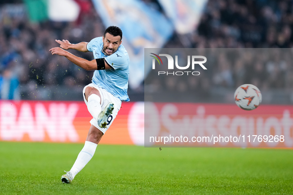 Pedro of SS Lazio during the UEFA Europa League 2024/25 League Phase MD4 match between SS Lazio and FC Porto at Stadio Olimpico on November...